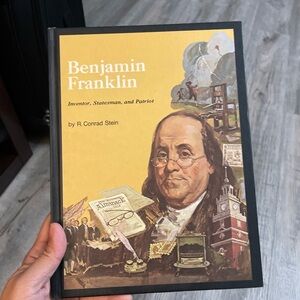 Benjamin Franklin Inventor Statesman Patriot by R Conrad Stein Veteran HC 1972